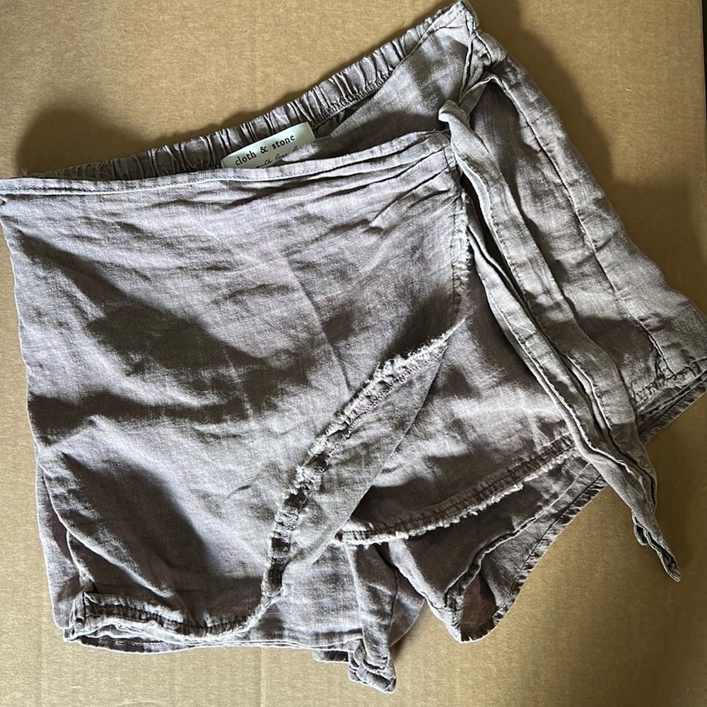 Linen light purple Cloth& Stone SKORT